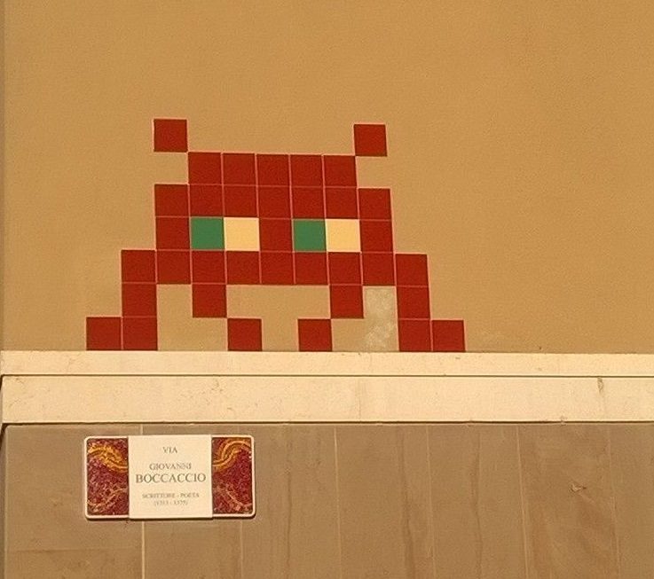 invader via Boccaccio