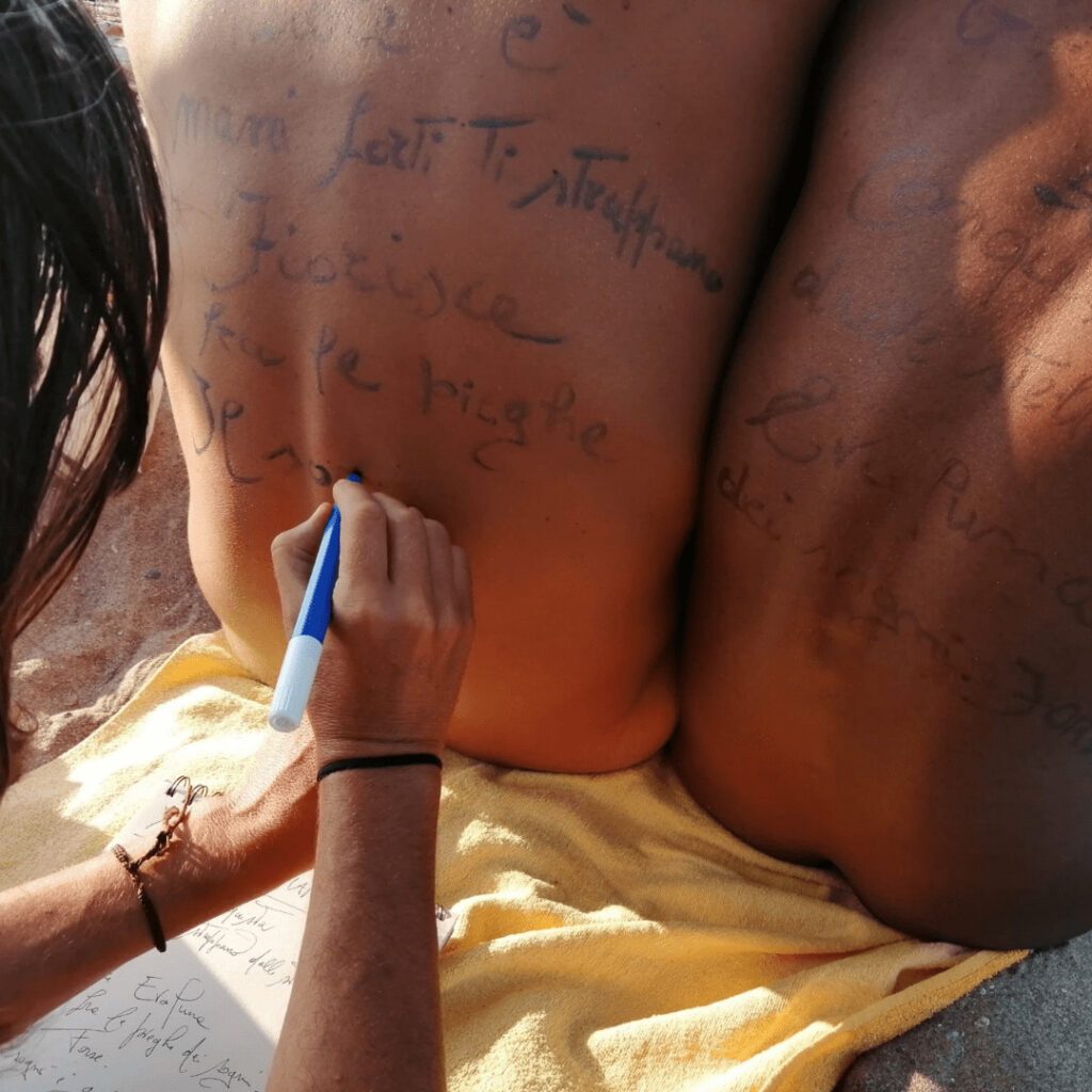 bodypainting poetry